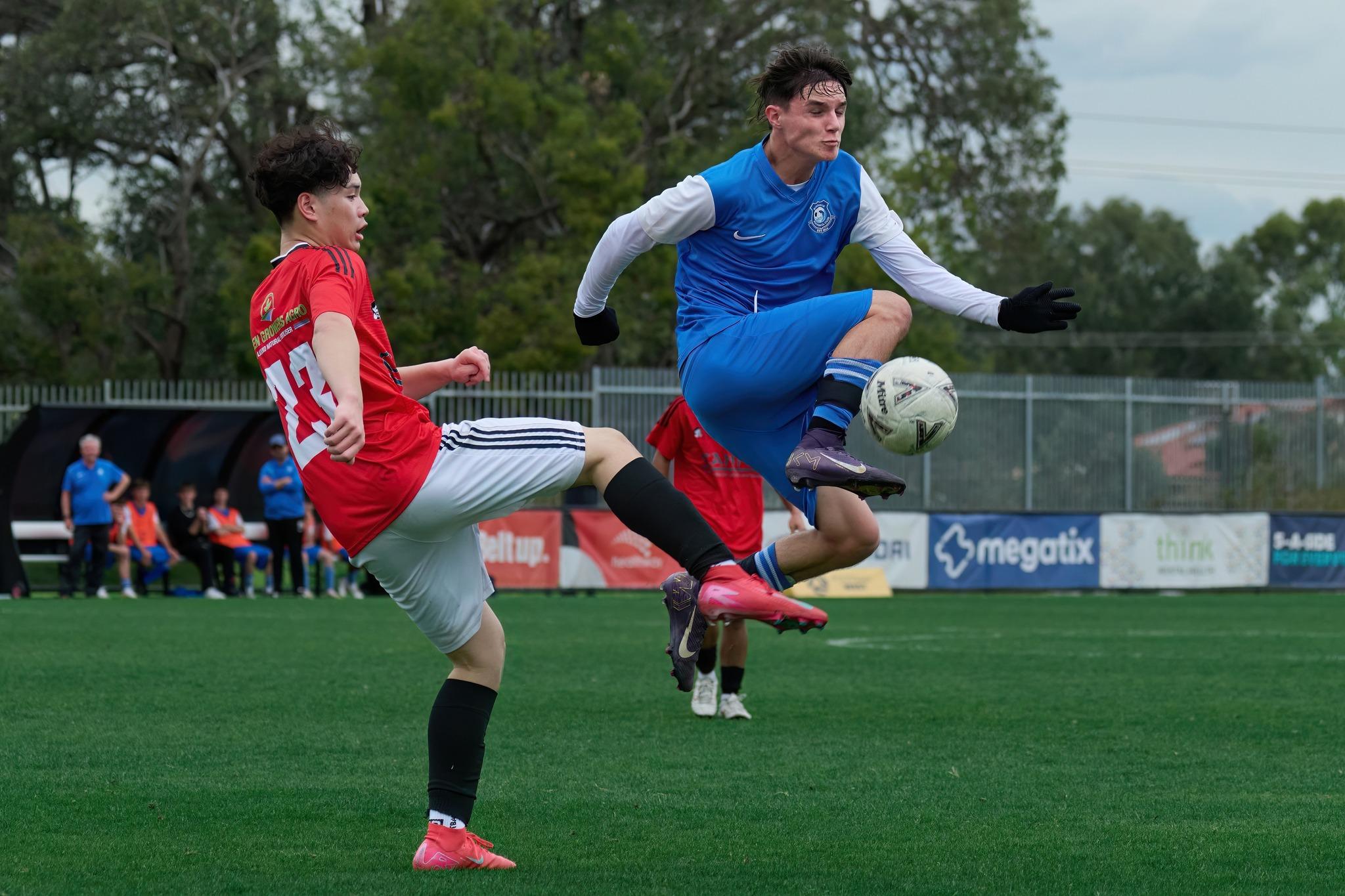 Mindarie FC Banner mindarie u18 action shot