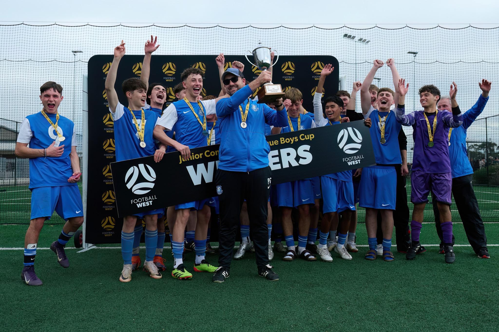 Mindarie FC Banner u18 cup winners 2025